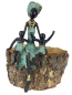 Preview: Bronze-Skulptur Sitzende Frau by Issouf - 23 cm